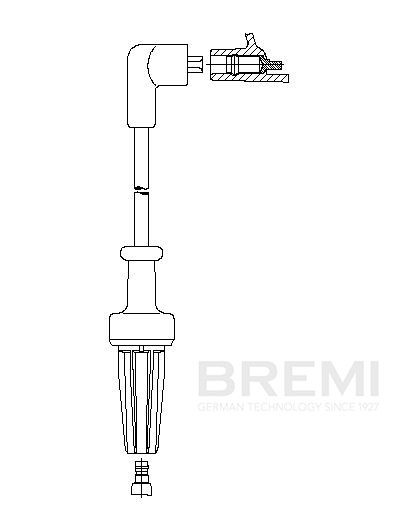 BREMI Ignition lead Article number: 470/36 cheaply