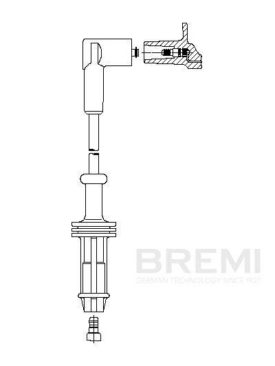 BREMI Ignition lead Article number: 666/28 cheaply