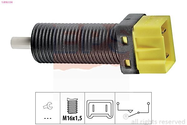 EPS 1.810.134 Switch, clutch control (cruise control) LAGUNA 1.9 dCi 130 PS Diesel 2007