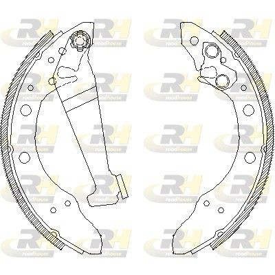 ROADHOUSE Brake Shoe Set Article number: 4046.01 cheaply