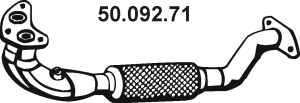 EBERSPÄCHER Exhaust Pipe Article number: 50.092.71 cheaply
