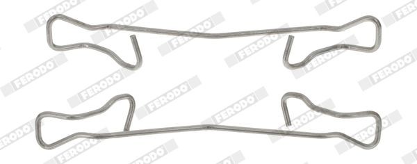 FERODO FBA536 Σετ βοηθ. εξαρτημάτων, τακάκια φρένων XSARA 1.9 TD 90 PS Πετρέλαιο 2005