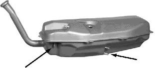 VAN WEZEL Brændstoftank Varenummer: 3024082 billige