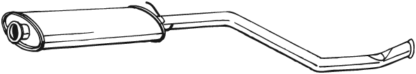 BOSAL Middle silencer Article number: 282-751 cheaply