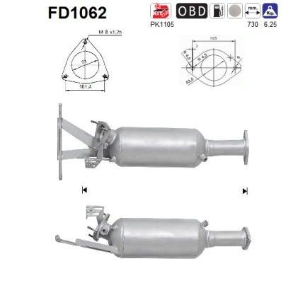 AS Tahmafilter Artikli number: FD1062 soodsalt
