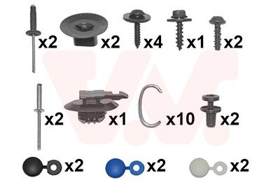 VAN WEZEL Mounting Kit, bumper Article number: 4407793 cheaply