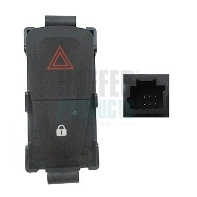HOFFER 2103645 Hazard Light Switch SCÉNIC 1.4 16V (JZ0F, JZ1V) 131 PS Petrol 2016