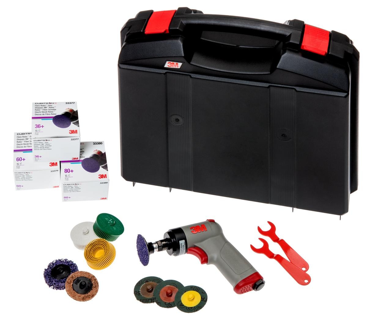 3M Vinkelsliber (trykluft) Cubitron II, Roloc, Starter kit Varenummer: 51317 billige