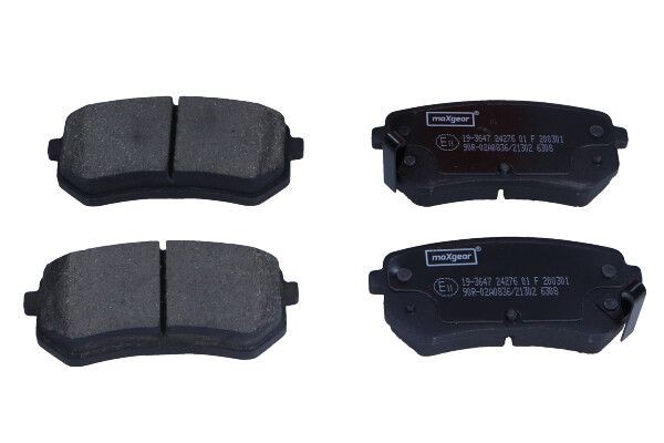 MAXGEAR Brake pad set Article number: 19-3647 cheaply