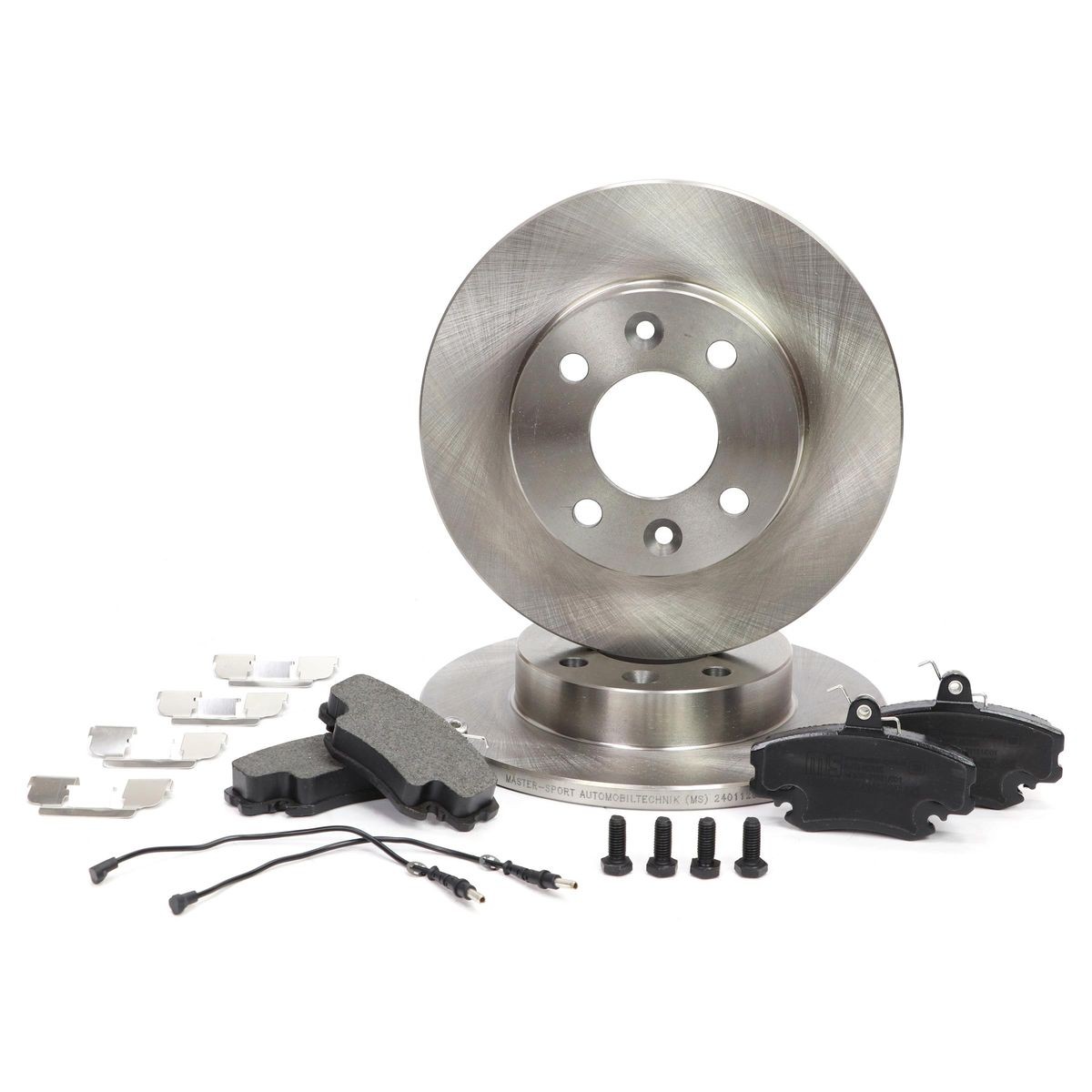 MASTER-SPORT Brake discs and pads set Article number: 201201160 cheaply