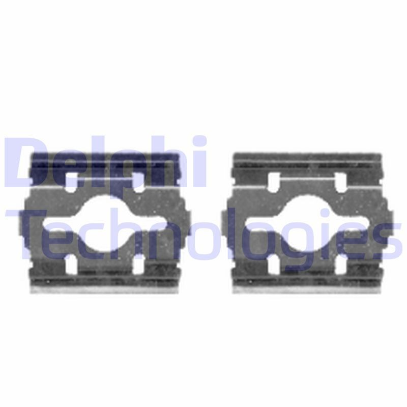 DELPHI LX0409 Lisakomplekt, ketaspiduriklotsid Daily 35S60E 82 HP Elektri