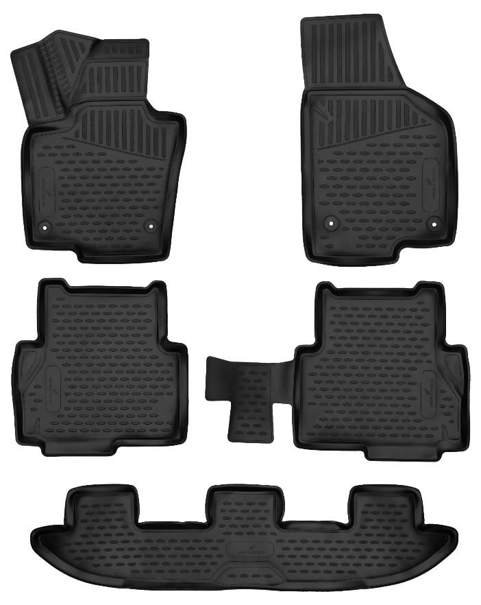 WALSER 75143 Floor mats SHARAN 2.0 TDI 4motion 184 PS Diesel 2022