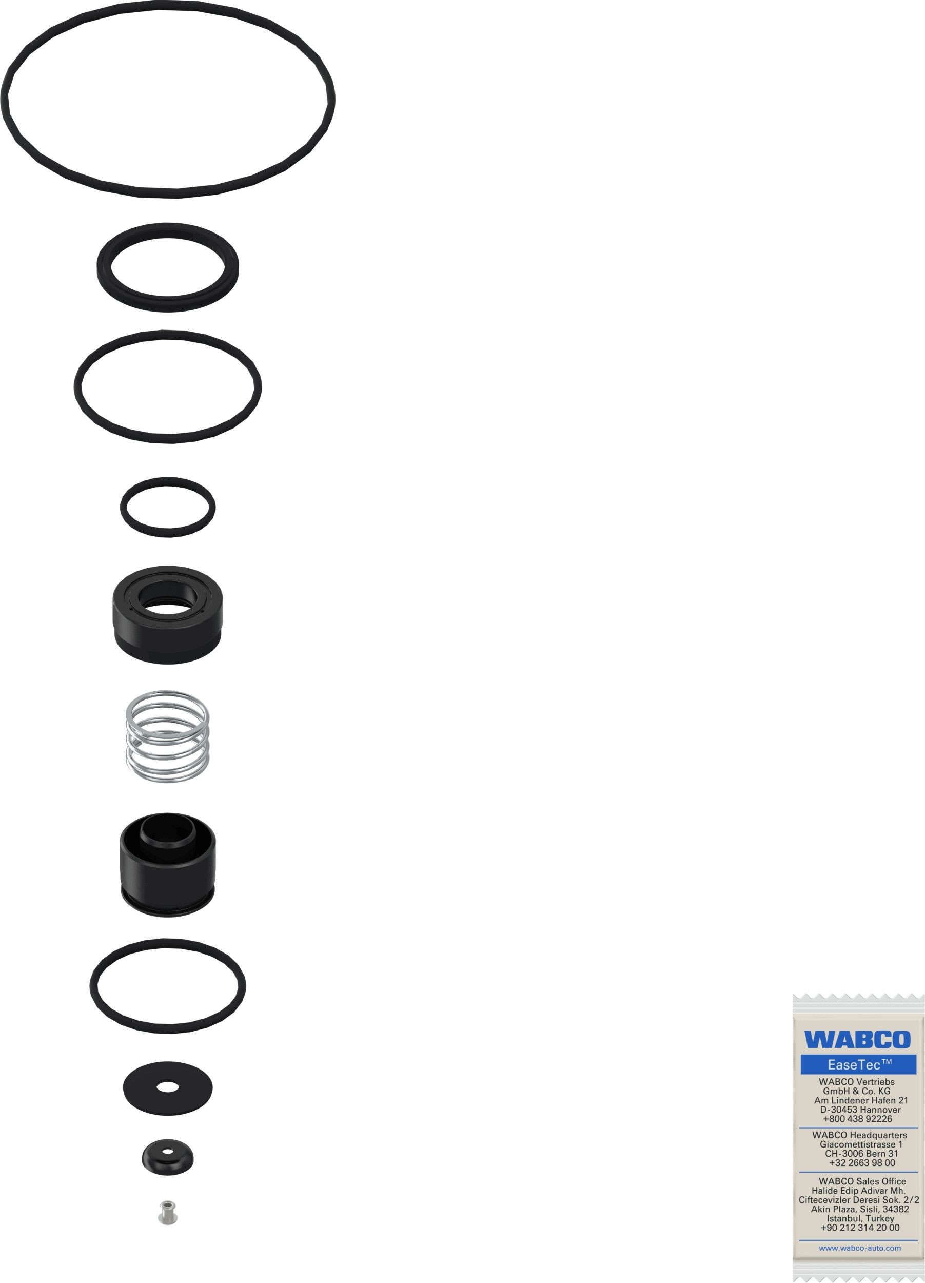 WABCO Bælg, bremsekaliper glidestykker Varenummer: 4802059212 billige