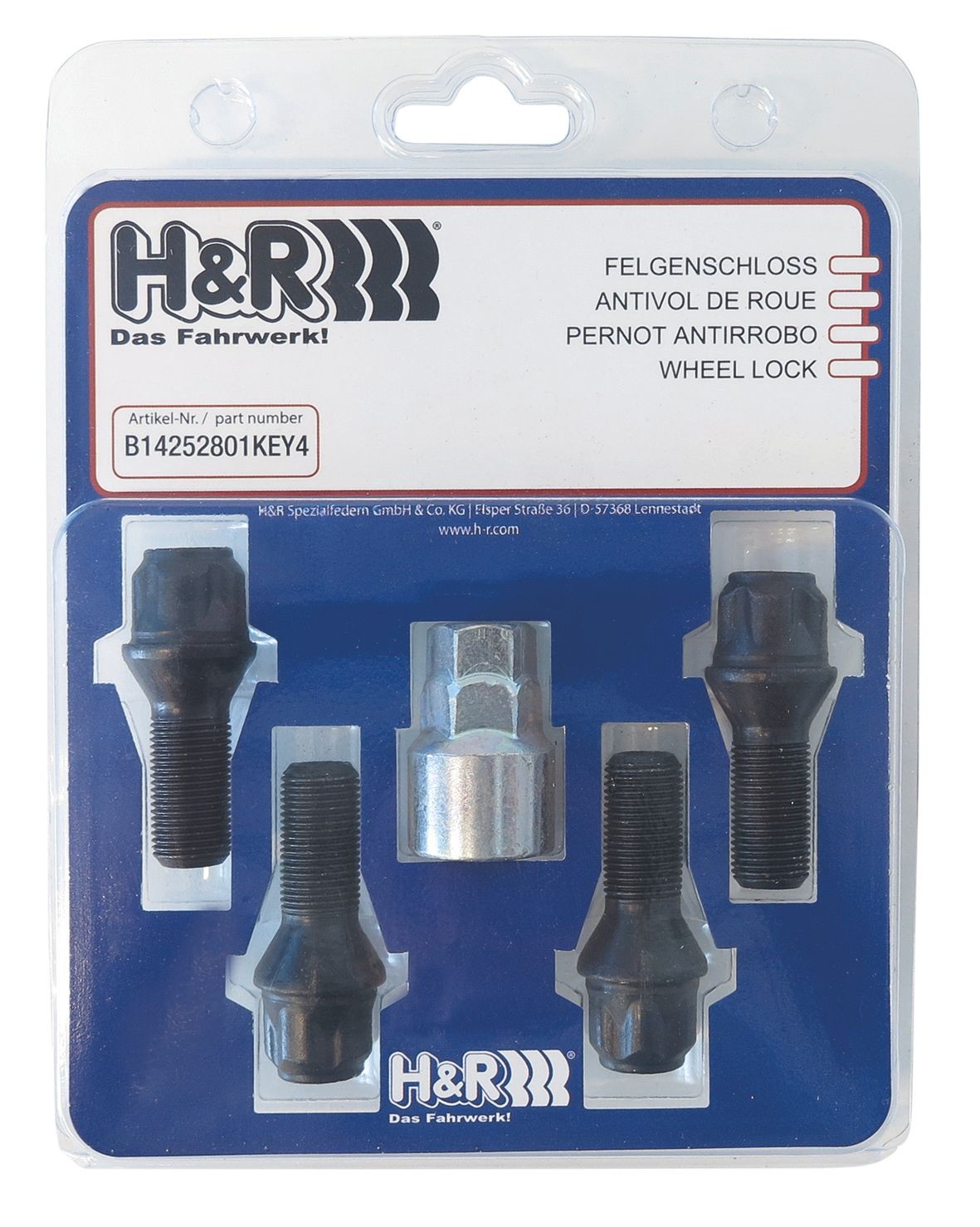 H&R Hjulbolt Varenummer: B1454406KEY4 billige