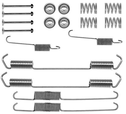 TRW SFK254 Set accesorii, sabot de frana J5 2.5 TD 4x4 95 CP motor diesel 1994