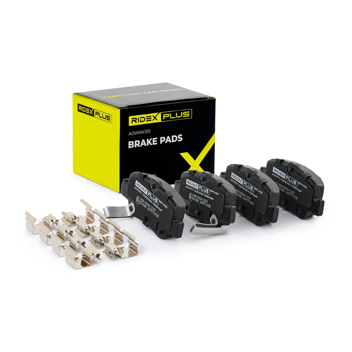 RIDEX PLUS Brake pad set Article number: 402B0184P cheaply