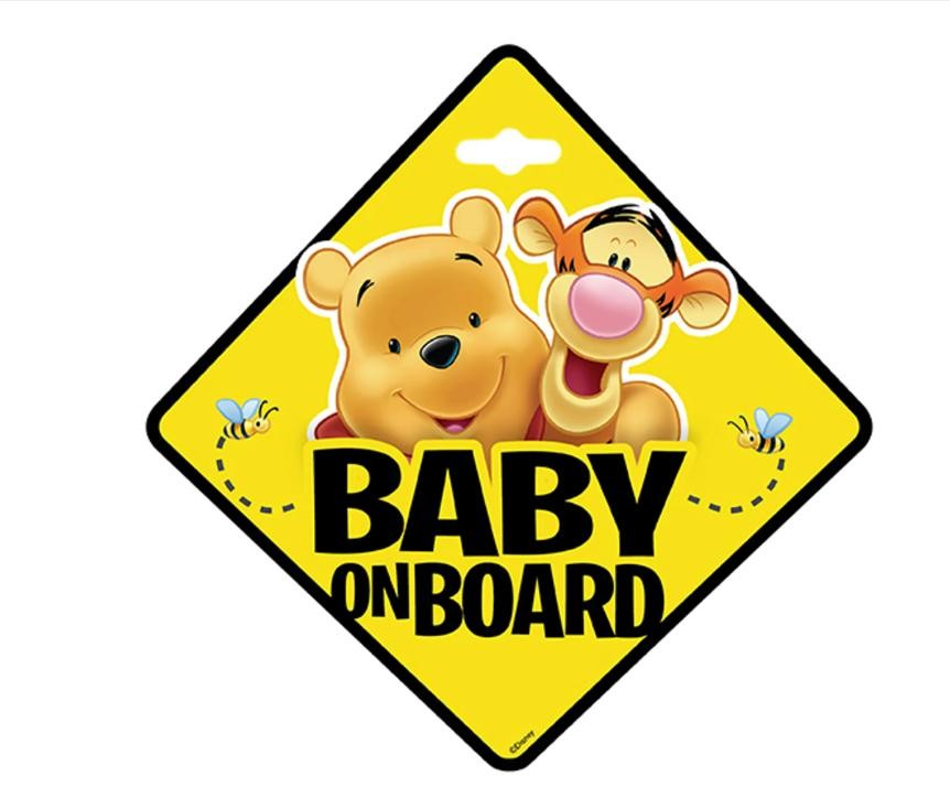SEVEN POLSKA Fareskilt Winnie the Pooh artikkelnummer: S9625 billig