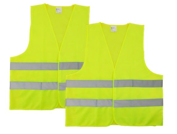 P1 Autocare Refleksvest artikkelnummer: SVBI/P1/HIVIS/TWIN billig