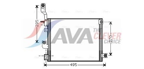 AVA COOLING SYSTEMS Air conditioning condenser Article number: HY5070 cheaply