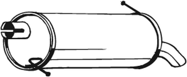 BOSAL Rear silencer Article number: 233-115 cheaply