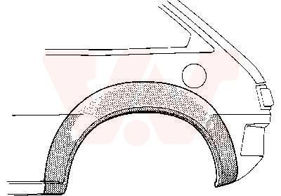 VAN WEZEL Sidewall Article number: 3205146 cheaply