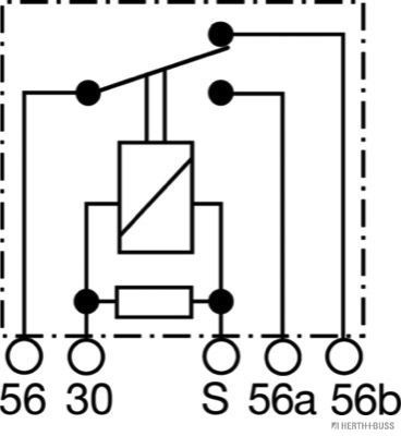 HERTH+BUSS ELPARTS Relay, low beam Article number: 75899240 cheaply