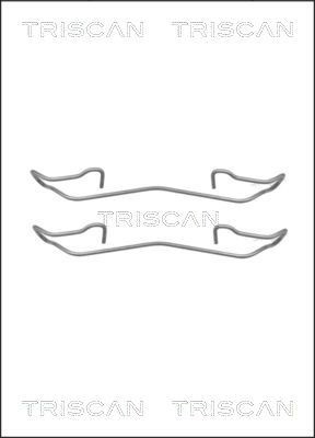 TRISCAN 8105 161617 Jarrupalojen asennussarja SCORPIO 2.9 i 24V 207 HV Bensiini 1998