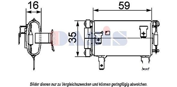 AKS DASIS Modstand, ventilator Varenummer: 906002N billige