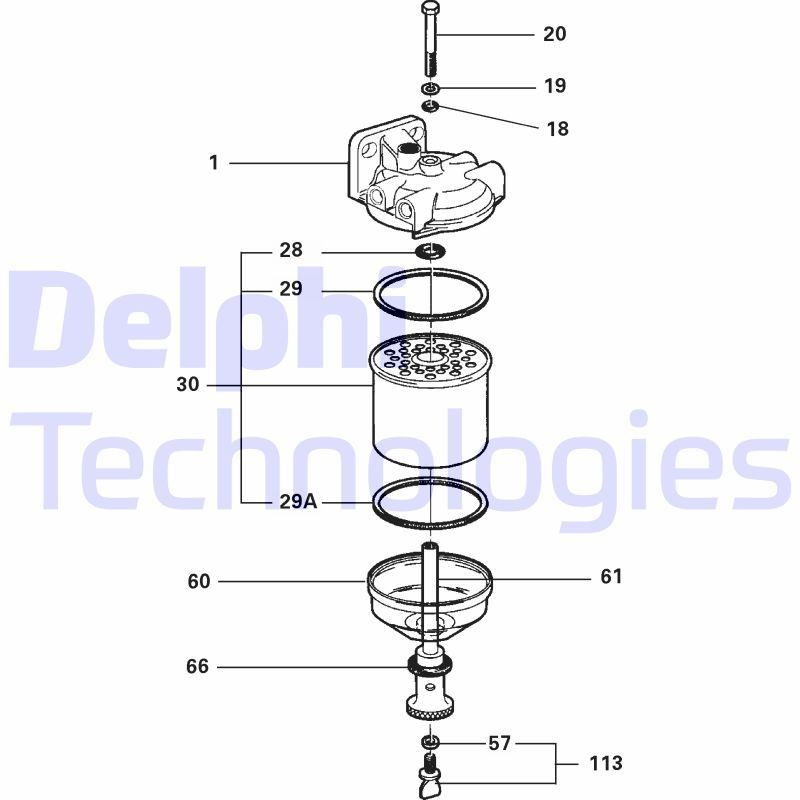 DELPHI Pumpe, kraftstofforfremføring Varenummer: 6223010A billige