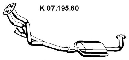 EBERSPÄCHER Katalysator Varenummer: 07.195.60 billige