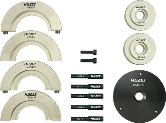 HAZET Monteringsværktøjsæt, hjulnav / hjulleje Varenummer: 4934-2572/12 billige