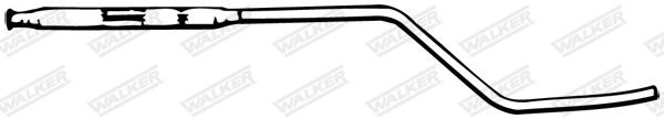 WALKER Middle silencer Article number: 01154 cheaply
