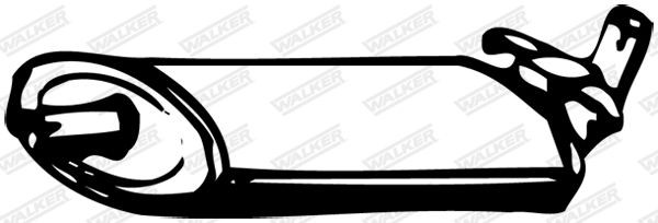WALKER Front Silencer Article number: 07859 cheaply