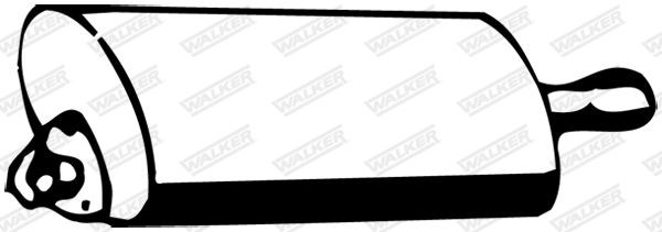 WALKER Middle silencer Article number: 09610 cheaply