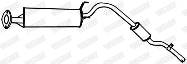 WALKER Rear silencer Article number: 18605 cheaply