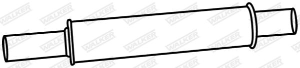 WALKER Front Silencer Article number: 19681 cheaply