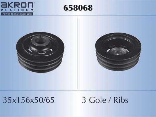 MALÒ Crankshaft pulley Article number: 658068 cheaply