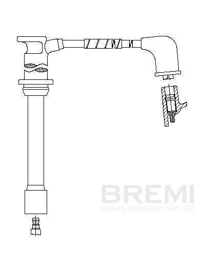 BREMI Ignition lead Article number: 658E110 cheaply