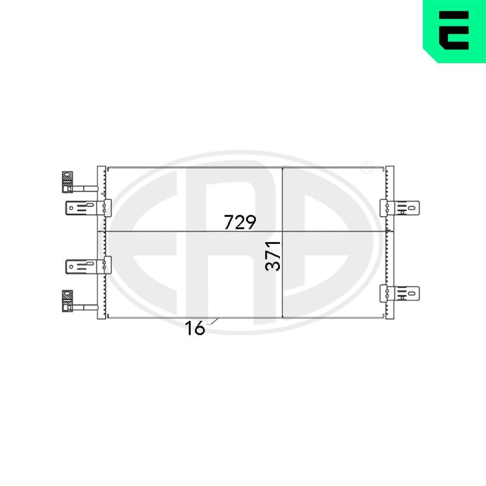 ERA Air conditioning condenser Article number: 667137 cheaply