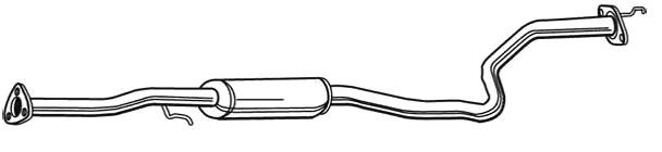 VEGAZ Middle silencer Article number: HOS-147 cheaply