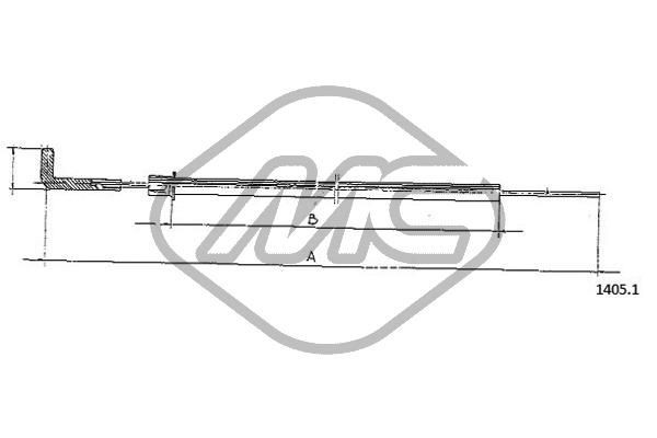 Metalcaucho Starterkabel Varenummer: 81571 billige