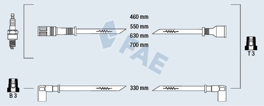 FAE Ignition Cable Kit Article number: 83040 cheaply