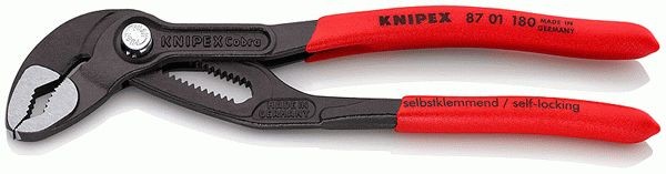 KNIPEX Replės vamzdžiams, vandens siurbliams prekės numeris: 87 01 180 nebrangu