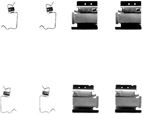 HELLA 8DZ 355 202-661 Lisakomplekt, ketaspiduriklotsid COMBO 1.6 CDTI (C26, D26, E26, C05) 95 HP Diisel