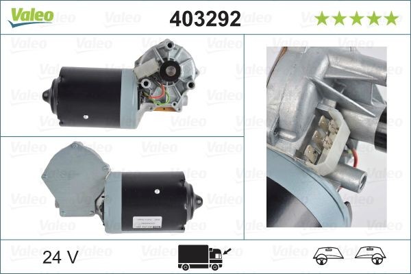 VALEO Wiper motor ORIGINAL PART Article number: 403292 cheaply