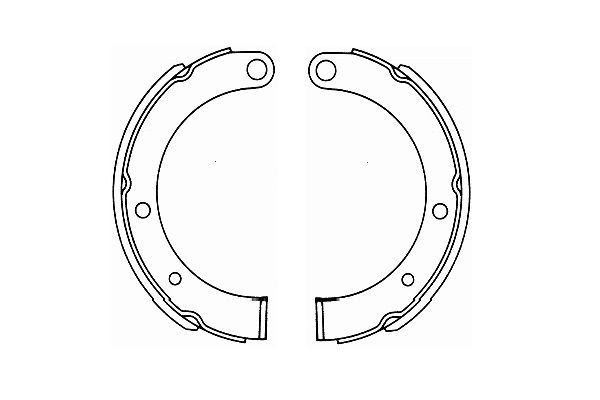 KAVO PARTS Brake shoe fitting kit Article number: BS-6421 cheaply