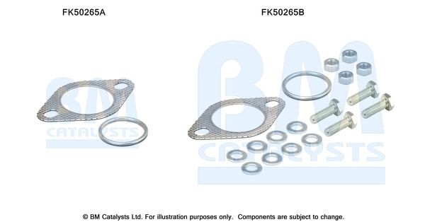BM CATALYSTS Mounting Kit, exhaust pipe Article number: FK50265 cheaply