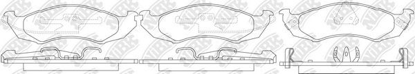 NiBK Brake Shoe Set Article number: FN3349 cheaply