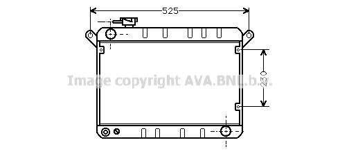 PRASCO Radiaator, mootorijahutus Artikli number: FT2163 soodsalt
