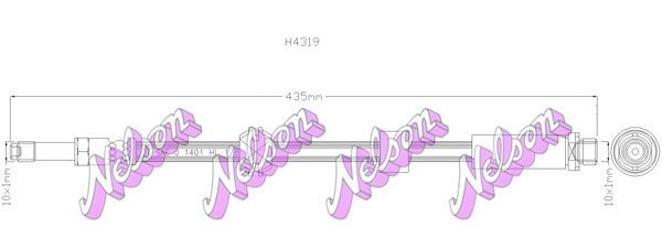 KAWE Brake hose Article number: H4319 cheaply